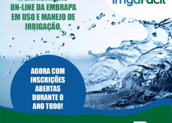 Curso on-line sobre uso e manejo de irrigação recebe inscrições