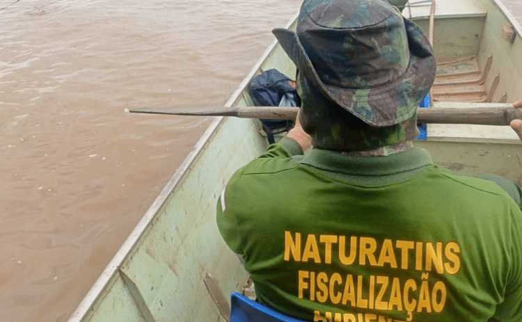 Instituto recolhe 1,8 mil metros de redes de pesca e um animal silvestre durante Operação Piracema