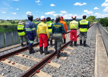 Ferrovia Norte-Sul no Tocantins é vistoriada por órgão de fiscalização
