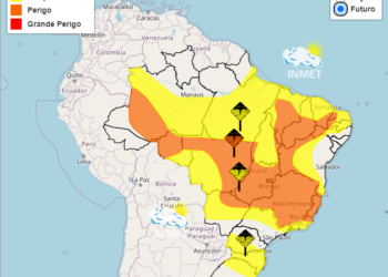 Alertas de Chuva Intensa no Tocantins: Inmet emite aviso de “Perigo Potencial” na primeira semana de Janeiro
