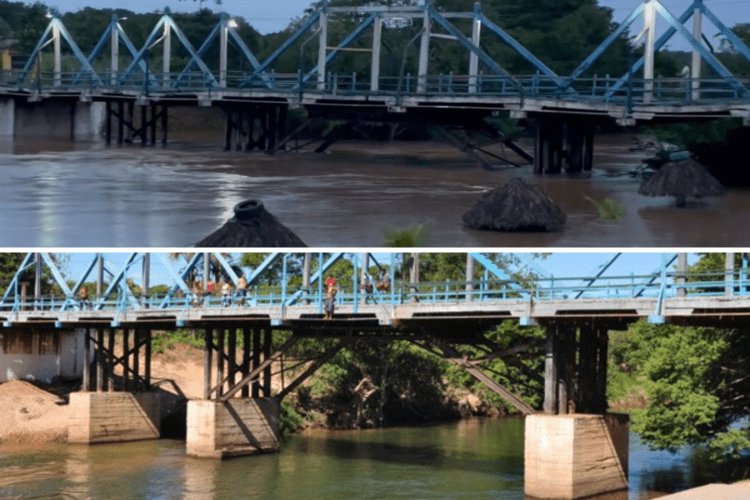 Fortes chuvas: Rio Ponte Alta volta a subir e preocupa moradores de Ponte Alta do Tocantins