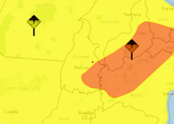 Dois alertas de chuvas intensas cobrem todo Tocantins até sexta-feira (5)