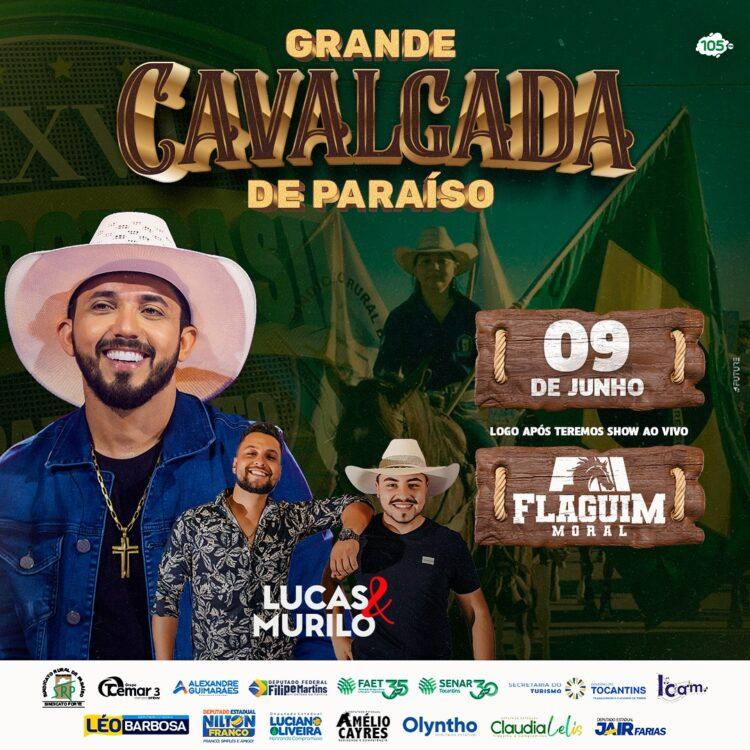 27ª ExpoBrasil: Tradicional Cavalgada de Paraíso do Tocantins acontece no dia 09 como parte da programação da exposição