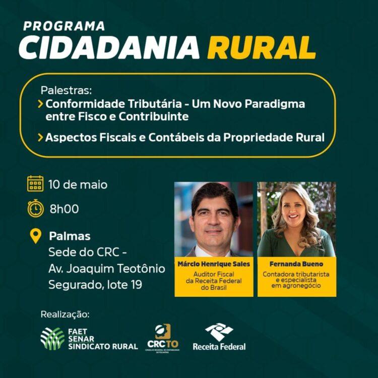 Programa Cidadania Rural leva conhecimento e capacitação aos produtores do Tocantins