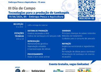 Dias de campo mostram pesquisas da Embrapa em Palmas e região nos dias 18 e 19 de junho