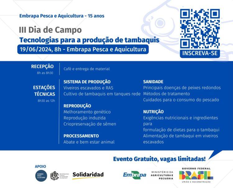 Dias de campo mostram pesquisas da Embrapa em Palmas e região nos dias 18 e 19 de junho