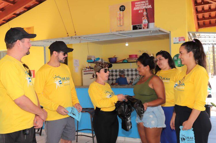 Projeto Praia Consciente visita praias em Itacajá, Rio Sono, Couto Magalhães e Tocantinópolis durante a temporada