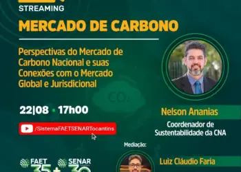 Sistema Faet/Senar promove “live” sobre mercado de carbono nesta quinta, 22