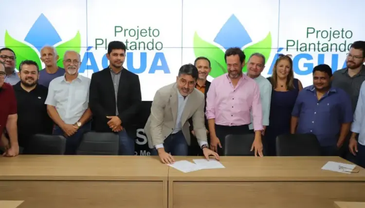 Estado assina ordem de Serviço com a Progaia para a execução do Projeto Plantando Água