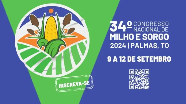 34º Congresso Nacional de Milho e Sorgo contará com mesas-redondas e especialistas sobre os grãos; Confira a programação