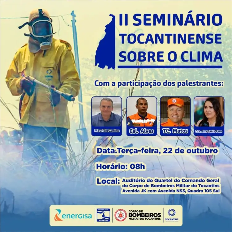 II Seminário Tocantinense sobre o Clima acontece na terça, 22
