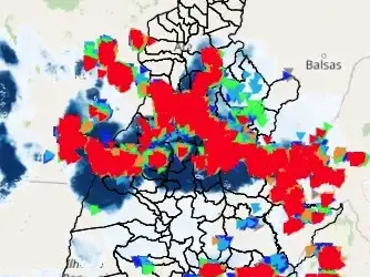 Tocantins registra 30% de chuvas do volume esperado para o mês e mais de 100 mil raios