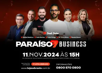 Sebrae realiza Seminário Paraíso Business com Joel Jota e outros grandes nomes nacionais