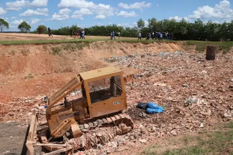 Estado em parceria com o município de Juarina prepara encerramento do primeiro lixão no Tocantins