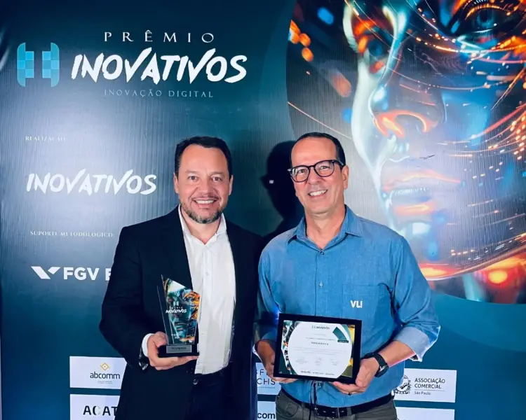 VLI conquista Prêmio Inovativos em duas categorias por soluções digitais sustentáveis