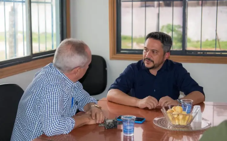 Presidente da Câmara  de Araguaína Max Fleury e presidente do SRA, Wagner Borges se reúnem para alinhar projetos impulsionando o agronegócio