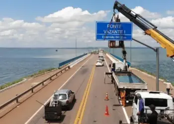 Estado realiza interdição parcial de ponte entre Palmas e Luzimangues para manutenção de iluminação e aterro