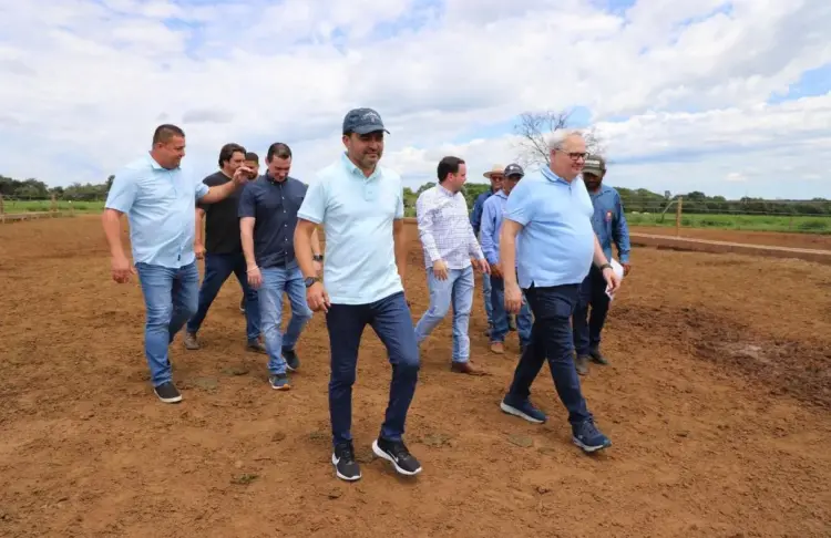 Em visita, governador Wanderlei Barbosa conhece projeto inovador de criação de gado em Gurupi na Fazenda Brilhante, da família Stival