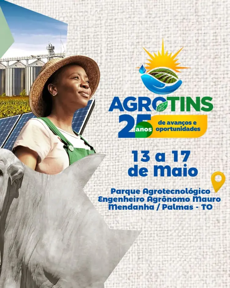 Lançamento oficial da 25ª edição da Agrotins acontece no Palácio Araguaia nesta segunda, 31