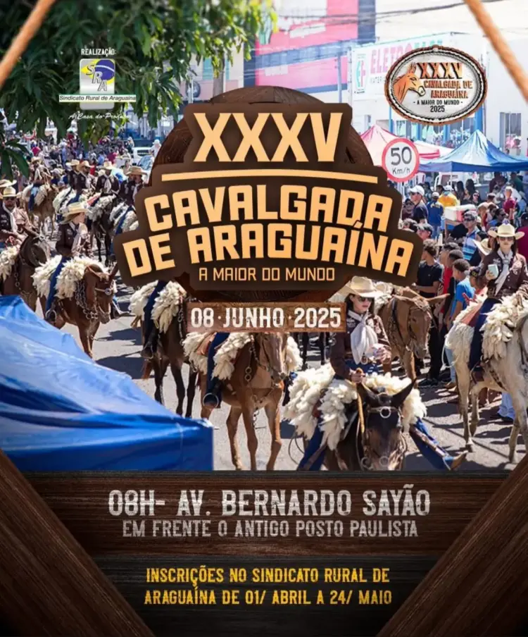 Sindicato Rural de Araguaína se prepara para a maior cavalgada do mundo em junho