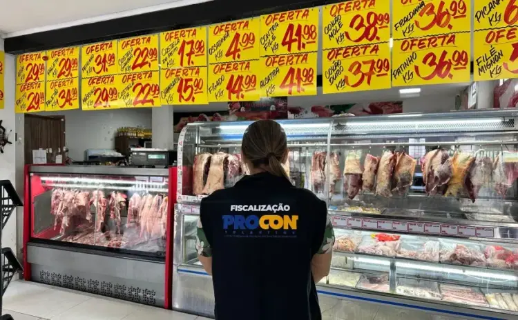 Pesquisa do Procon Tocantins revela variação de até 177% nos preços das carnes em Araguaína