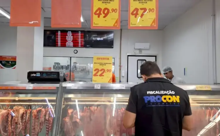 Variação nos preços da carne em Araguaína chega a 101%, alerta Procon