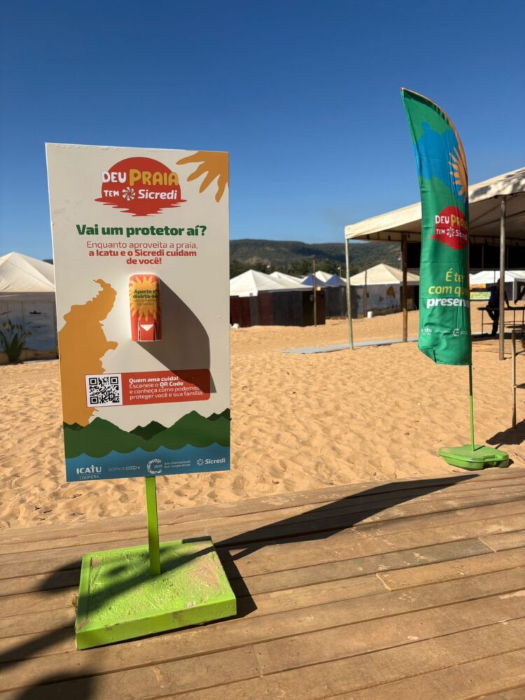 Deu Praia, Tem Sicredi leva ações sustentáveis à temporada de praias no Tocantins