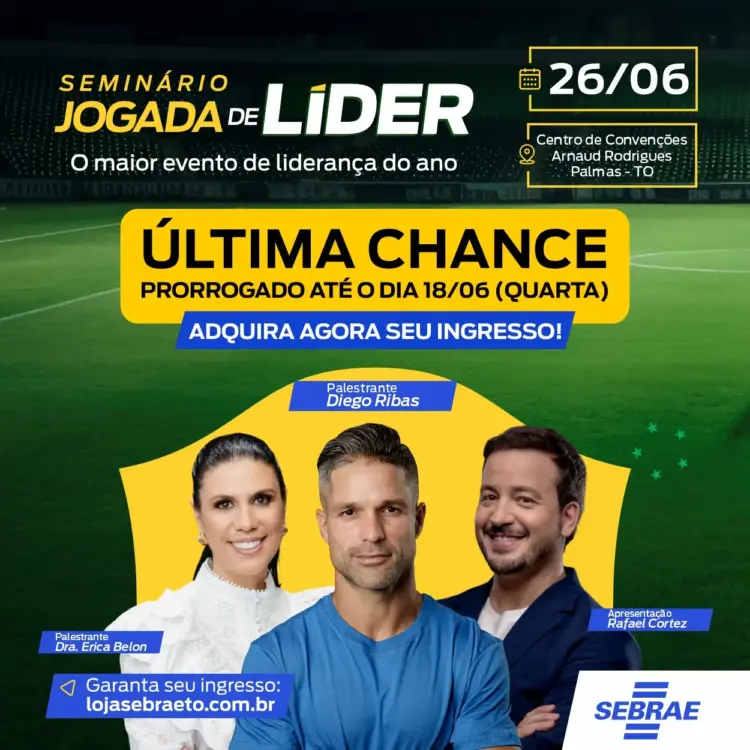 Jogada de Líder chega a Palmas com nomes do esporte e da liderança