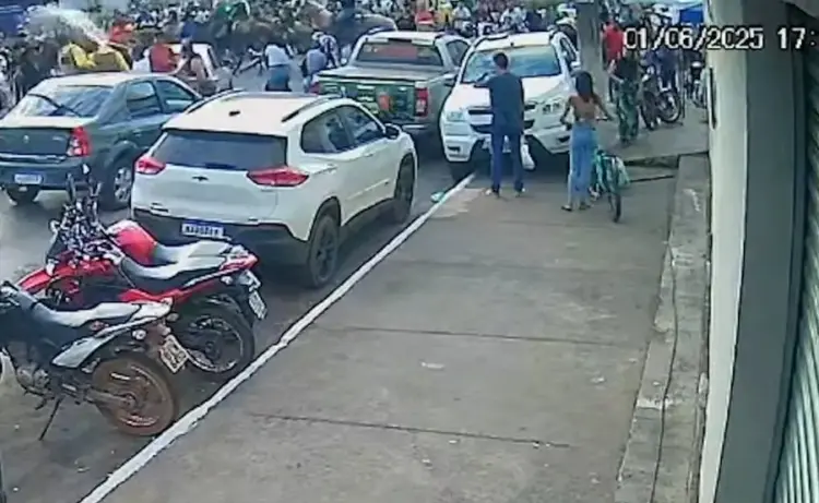 Confusão em cavalgada termina com agente de trânsito ferido por copo de vidro em Paraíso do Tocantins