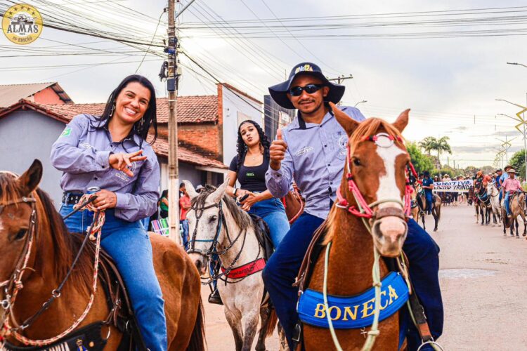 Tradicional Cavalgada toma conta das ruas de Almas neste sábado
