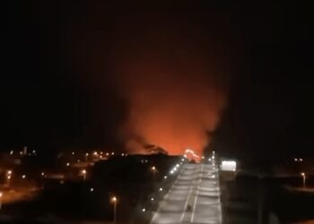 Paraíso do Tocantins enfrenta incêndio de grandes proporções em área de vegetação nativa