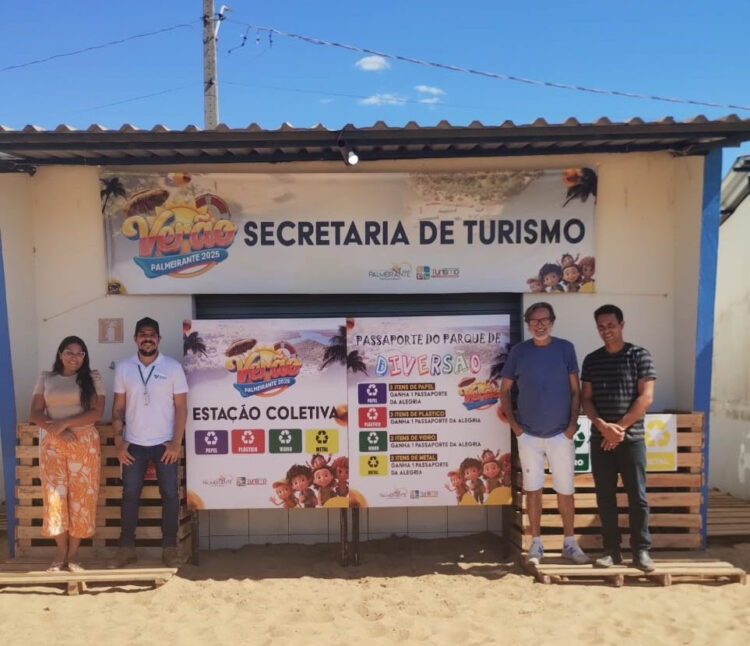 VLI participa de ação da prefeitura de Palmeirante com oficina ambiental para crianças na Praia das Palmeiras