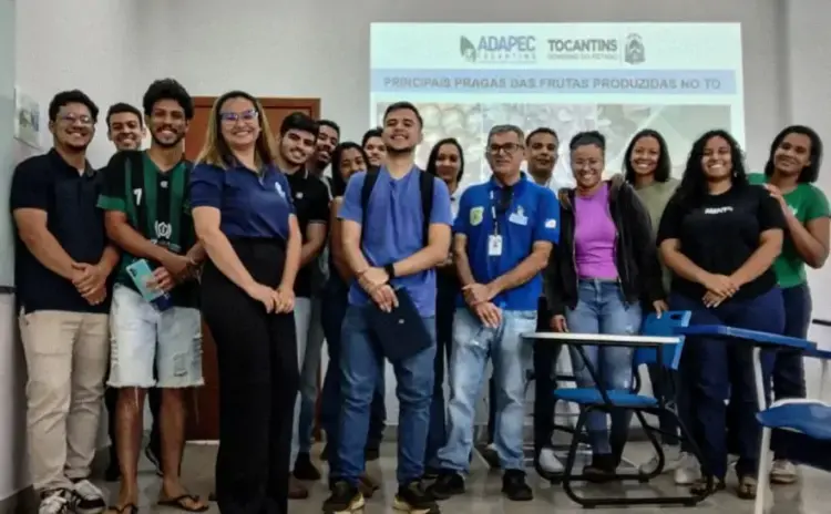 Pragas que afetam fruticultura são tema de orientação a acadêmicos da Unitins