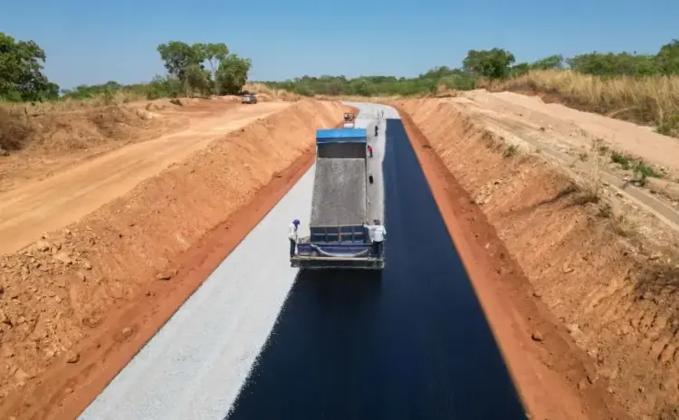 Trevo da Praia, em Gurupi, tem 93% das obras concluídas e deve ser entregue em novembro