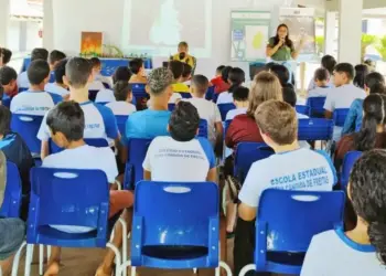 Estudantes da APA Ilha do Bananal/Cantão participam de atividade de educação ambiental