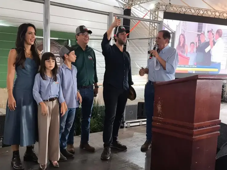 7º Leilão Nelore do Fazendão recebe Caio Coppola, que enaltece potencial do Brasil