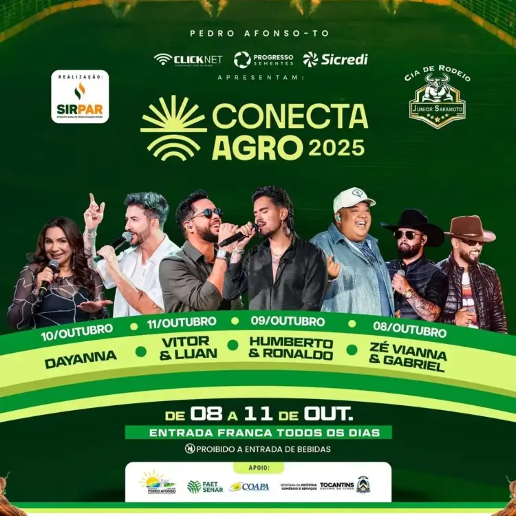 Conecta Agro 2025: Abertura acontece nesta quarta-feira, em Pedro Afonso