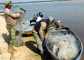 Operação Piracema 2025/2026 registra apreensão de 1.450 metros de redes e 28 kg de pescado impróprio