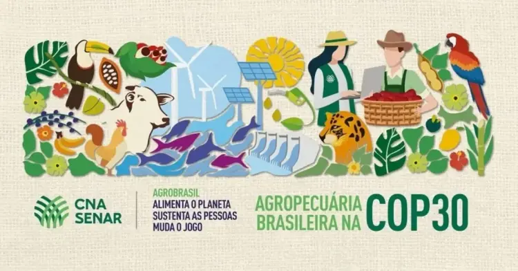 Sistema CNA/Senar mostra Agro sustentável na COP 30