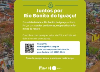 Cooperativa presente no Tocantins realiza campanha de arrecadação de recursos para a população de Rio Bonito do Iguaçu (PR)