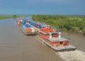 Quase 90% da carga fluvial do país passa pelas hidrovias Amazônicas e Tocantins–Araguaia