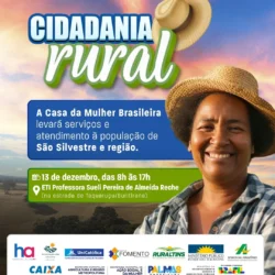 Mutirão Cidadania Rural leva saúde, serviços e orientação a moradores de São Silvestre e região neste sábado, 13