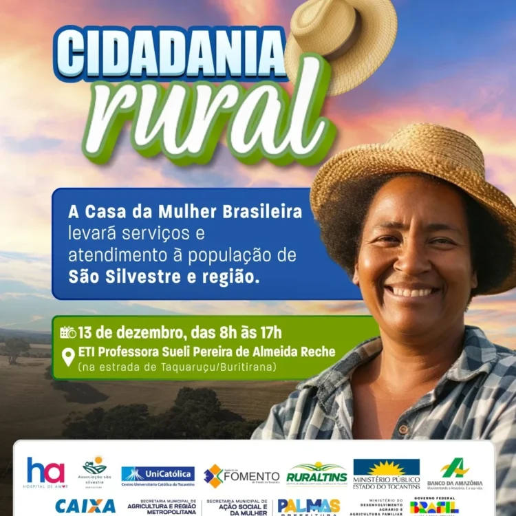 Mutirão Cidadania Rural leva saúde, serviços e orientação a moradores de São Silvestre e região neste sábado, 13