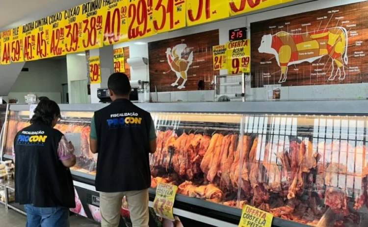 Pesquisa do Procon revela disparidade de até 87,55% nos preços das carnes em Palmas