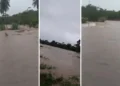 Chuva intensa atinge o sul do Tocantins e provoca alagamentos em Santa Rosa do Tocantins