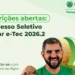 Senar Tocantins abre inscrições para cursos técnicos em três municípios