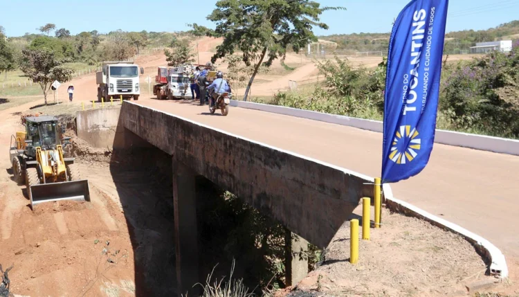 TO-428 ganha novo trecho, e Recursolândia receberá duas novas pontes de concreto