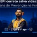Ferpam promove Semana de Prevenção em meio a mais de 7 mil acidentes de trabalho registrados no Tocantins