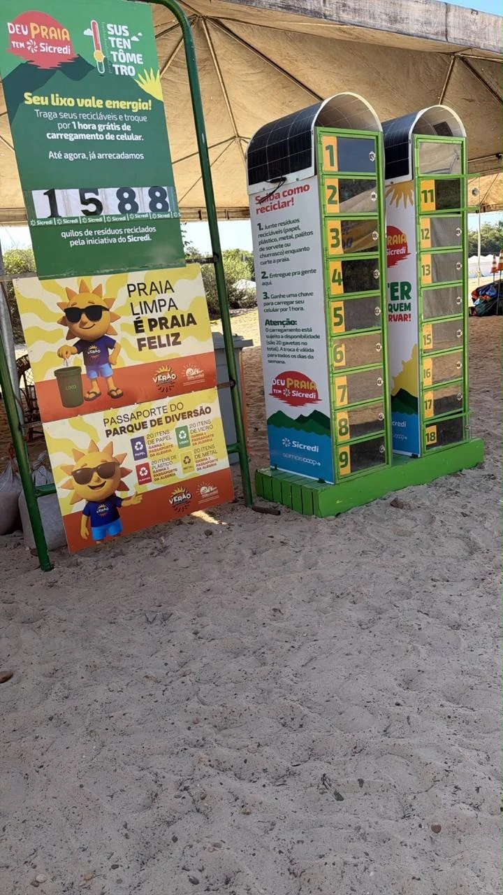 Deu Praia, Tem Sicredi reforça sustentabilidade e lazer consciente na Praia do Rio Sono, em Pedro Afonso