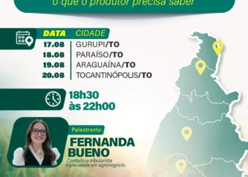 Sistema FAET/Senar, CRCTO e Sebrae promovem circuito de palestras sobre mudanças na tributação no agronegócio